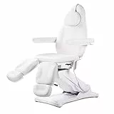 KEOPALIA Lettino elettrico 2 motori poltrona motorizzata per pedicure estetista centro estetico medicina estetica due gambali gambe separate