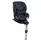 Chicco OneSeat, Seggiolino Auto Gr. 0+/1/2/3, Facile da Installare, Rotazione 360°, con Sistema Isofix e Cinture a 5 Punti, Reclinabile, Reversibile, Regolabile in Altezza, India Ink