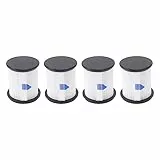 Trisar 4 Pezzi Filtri di Ricambio per Aspirapolvere Robot S6P PRO N5S Parti di Ricambio per Aspirapolvere Cl per S6T Inse Accessori Filtri a Rete per Aspirapolvere Completo di Filtri
