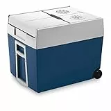 Mobicool MT48W - Frigo portatile termoelettrico, Per auto, camion, barca o camper, 12 V o 230 V, 48 L, Blu metallizzato/Bianco, 53.2 x 40 x 45.2 cm