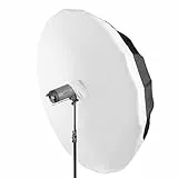 Walimex Reflex Umbrella Set Ø180cm - Design 2 in 1 per risultati professionali: ombrello Reflex e softbox ombrello in uno, compatto e versatile per gli spostamenti