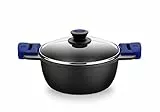 BRA ADVANCED Casseruola, in Alluminio Pressofuso con antiaderente, Senza PFOA Rinforzato di Prestazioni Elevate e Alta Resistenza ai Graffi e all'Abrasione, Adatta per Induzione, 24 cm