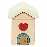 THUN - Scatola a Forma di Casetta in Ceramica Decorata a Mano - Linea Regali d'inverno - Idea Regalo Natale 2022-10,8x13x13 cm h