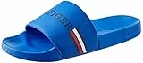Tommy Hilfiger Diapositiva della Piscina della Bandiera Aziendale, Sandali a Ciabatta Uomo, Ultra Blu, 41 EU