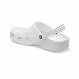 Crocs Classic Clog, Zoccoli Unisex-Adulto, Resistenti All'acqua e ad Asciugatura Rapida, Bianco (Classic Clog White), Taglia 39-40 EU