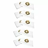 vhbw 50x sacchetti compatibile con Nilfisk Alto Attix 30-21 PC, Attix 33-01 IC, Attix 33-2L IC, Attix 33-2M PC aspirapolvere - in microfibra, bianco