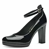 Tamaris Donna 1-1-24418-41, Scarpe décolleté, Black Patent, 39 EU