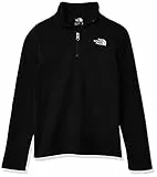 The North Face NF0A2RTNYA7 Y Glacier 1/4 Zip TNFB/TNFB/TNFW Felpa Unisex, Bambini L