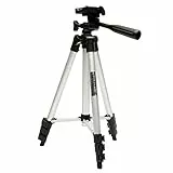 OXYN Cavalletto Treppiedi Supporto Leggero Porta Fotocamera Reflex Allungabile Alluminio con Livella Regolabile Estendibile per Macchina Fotografica Videocamera Camera Professionale e Custodia