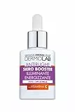 Dermolab - Siero Viso Acido Ialuronico Booster Antirughe Illuminante Energizzante, per Tutti i Tipi di Pelle, con Vitamina C e Zenzero, Tonifica e Illumina la Cute, Leviga le Rughe, 30 ml