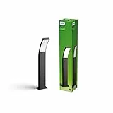 Philips LED Paletto con LED integrato Splay, per Esterni, IP44, Luce Bianca Fredda, Antracite