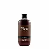 Millefiori Milano Ricarica per Diffusore di Aromi per Ambiente, Fragranza, Sandalo Bergamotto, 500 ml