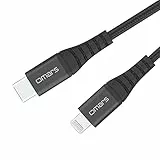 Omars Cavo iPhone 1M Ricarica Caricabatterie iPhone Cavo Lightning Lungo Certificato MFi, Caricabatterie Rapido per iPhone 13 12 PRO Max Mini 11 SE 2020 X XS Max XR 8 Plus 7 6s 6 5 5s 5c iPad-Grigio