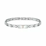 Maserati Jewels Bracciale Uomo, in Acciaio, PVD Oro rosa - JM121ATK12