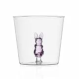 Ichendorf Milano 0.09352375 Tumbler Coniglio Rosa Collezione Animal Farm