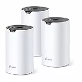 TP-Link WiFi Mesh Sistemi Deco S4 (3 Confezioni) Veloce per Tutta la casa, Copertura Wi-Fi da 250 m2, Installazione Facile, Controllo parentale, Compatibile con Tutte Le Box Internet