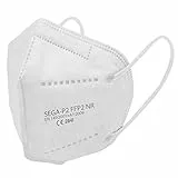 T-Tex Srl Arya HC - Mascherine FFP2 - Confezione da 50 mascherine - Imbustate singolarmente - Prodotto Certificato - Made in EU (Bianco)