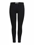 ONLY Onlkendell Eternal Ankle Jeans, Nero, M / 30 Donna