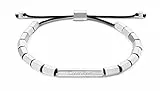 Calvin Klein Braccialetto a Maglie da Uomo Collezione Latch - 35000275