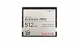 SanDisk Extreme PRO CFast 2.0 Scheda di Memoria da 512 GB, fino a 525 MB/sec