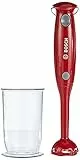 Theo Klein 9566 Bosch Hand Blender, Red I Child - Safe Replica with Rotating Dummy Blades and Measuring Cup I Toys for Children Aged 3 and over