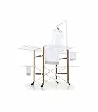 Foppapedretti Supergulliver Stendibiancheria, Legno, Bianco/Marrone, 189 x 122 x 174 cm