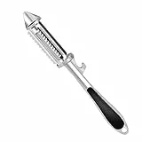 Pela Patate e Verdure Professionale, Desquamatore Pesce/Apribottiglie Sbucciatore di Carote in Acciaio Inox, Universale Pelapatate per Frutta con Impugnatura Antiscivolo per Cucina