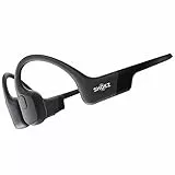 SHOKZ OpenRun(ex-Aeropex), Cuffie Conduzione Ossea,Auricolari Bluetooth Sport,Cuffie Wireless Bluetooth 5.1,Impermeabilità IP67,Microfoni Integrati, Sicurezza Fit, per Running Cycling Hiking