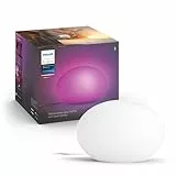 Philips Hue White and Color Ambiance Flourish, Lampada da Tavolo Smart, Bluetooh, 9.5 W, Bianco
