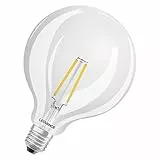 LEDVANCE Lampada LED intelligente con tecnologia WiFi, attacco E27, dimmerabile, bianco caldo (2700 K), sostituzione per 60W, SMART+ WiFi Globe Edison dimmerabile, confezione da 1