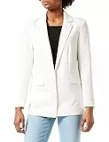 PIECES Pcbossy LS Blazer Largo Noos, Cloud Dancer, 40 Donna