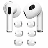 [3 paia di tappi per le orecchie] auricolari di ricambio per Airpods 3, auricolari in silicone compatibili con Airpod