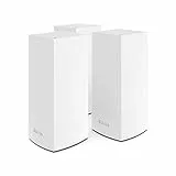 Linksys Velop MX12600 Sistema WiFi 6 mesh Tri-Band AX4200, router WLAN, range extender con 830 m² di copertura e velocità 3,5 volte rapide per 120 dispositivi, Confezione da 3, Bianco