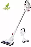 Severin HV 7156, Scopa aspirapolvere Verticale ciclonica, Bianco, 140 W, 650 milliliters, 76 decibeles