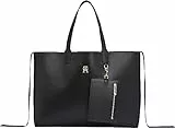 ICONIC TOMMY TOTE, Nero, OS, Nero, Taglia unica, Casual