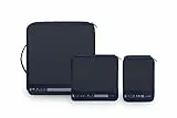 Samsonite Pack-Sized, set di 3 organizer per bagagli, 14/22/30 cm, Blu (Navy)
