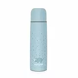 89218 Miniland Thermos per liquidi da 500ml di acciaio di gran qualità e valvola antigoccia con finitura gommosa