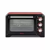 Girmi Fe2000 Forno Elettrico, 1380 W, Stainless Steel, Rosso