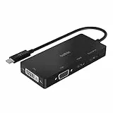 USB-C Video Adapter (HDMI, VGA, DVI, DISPLAYPORT), BLK
