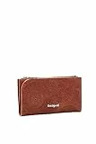 Desigual Mone_Dejavu Ines, Portafoglio Bi-Fold da Donna, Marrone, 18.5