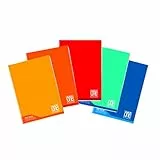 Blasetti - 6 Maxi quaderni DIDATTICI One Color. Carta da 100gr, 72 facciate + risguardo, Jolly Page, ideali per disgrafia, pacco contenente colori assortititi - Quadretti 0Q+