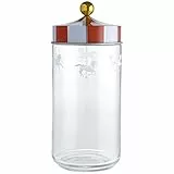 Alessi MW30/150 Circus Barattolo Ermetico in Banda Stagnata e Vetro, 150 cl