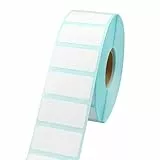 YapitHome 1500 Pezzi/Rotoli Etichette Adesive Bianche,30 x 10mm Etichette per Indirizzi,Etichette Compatible per Cucina,Ufficio,Negozi,Contenitori