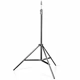 walimex Pro treppiede per lampada WT-803, 200 cm (altezza max. 200 cm, capacità di carico ca. 2,5 kg, borsa per il trasporto)