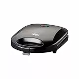 ARDES | Tostiera Elettrica Professionale Sandwich Maker Compatto Tostapane con Piastre Antiaderenti Piastra Elettrica per Panini, Toast e Piadine Colore Nero Modello AR1S10