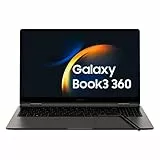 Samsung Galaxy Book3 360 Laptop, 15.6' Super AMOLED, S Pen, Intel EVO, Intel Core i7-1360P 13th gen, 16GB RAM, 512GB SSD, Windows 11 Home, Graphite