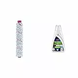 Bissell 1868F Spazzola Rotante Multisuperficie-Crosswave, Plastica & Formula Multisuperficie Febreze-detergente per Ambienti con Animali Domestici Crosswave Pet PRO, Deter, Verde/Bianco
