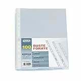 Favorit Buste Trasparenti, 100 Pezzi, Lucide, Alto Spessore, 22 x 30 cm