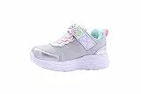Skechers 303155n Smlt, Scarpe da Ginnastica Bambine e Ragazze, Multi Trim Sintetico Argento, 24 EU