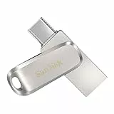 SanDisk Ultra 128GB Dual Drive Luxe Type-C 150MB/s USB 3.1 Gen 1, Silver